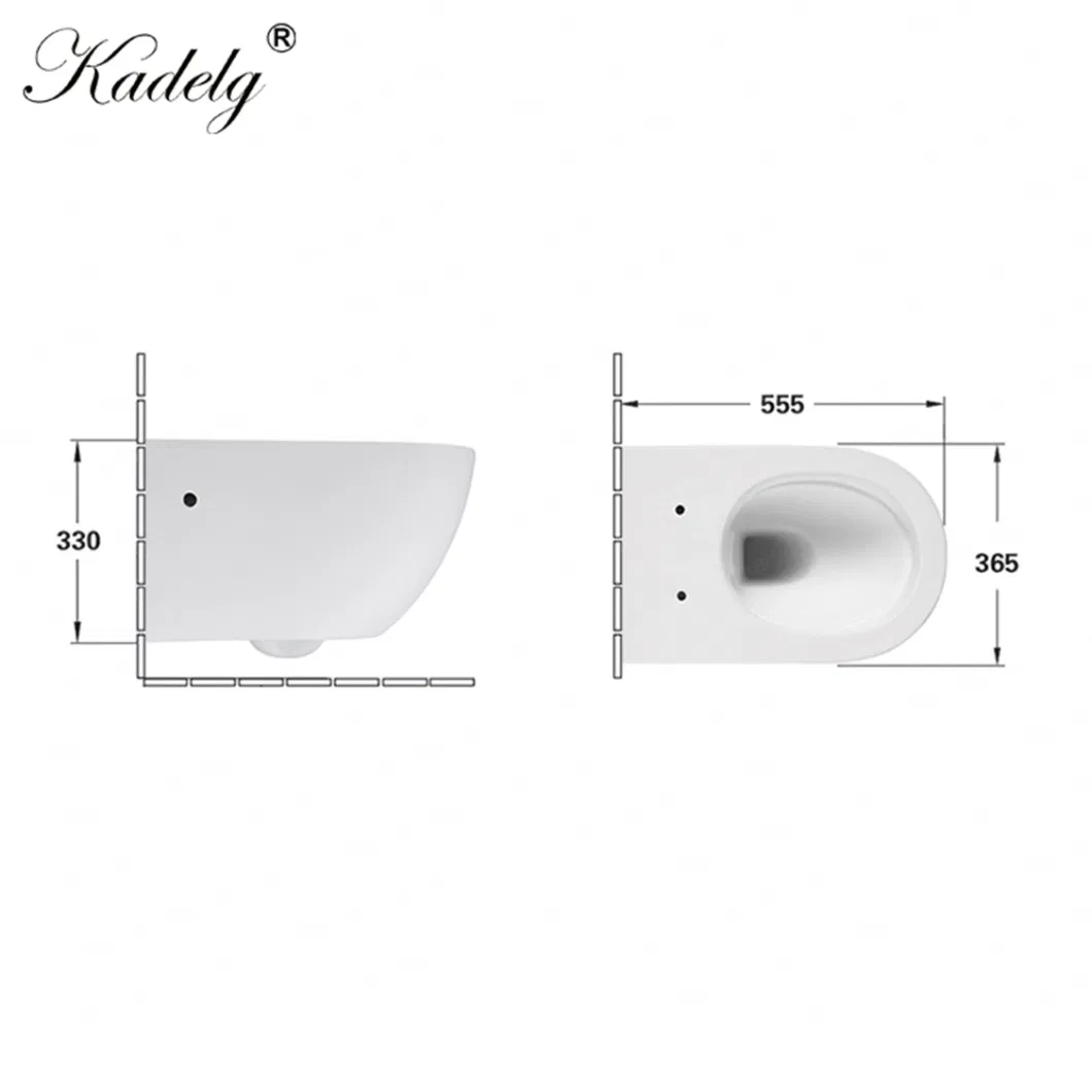 Luxury Gold Toilet Portable Toilet Concealed Tank Wc Toilet