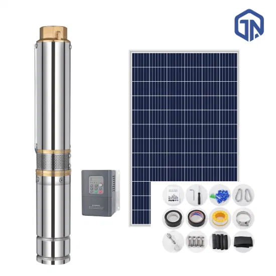 DC 48V 400W 4 Zoll Kunststofflaufrad Solar-Gleichstrompumpe Solar-Tauchwasserpumpe Solar-Tauch-Tiefbrunnenwasserpumpe