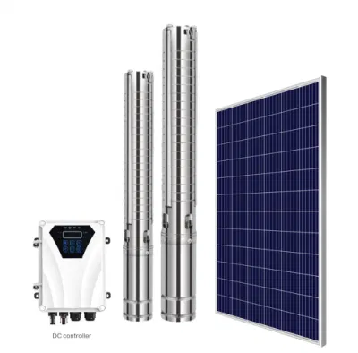 Hocheffiziente 48-V-400-W-Tiefbrunnen-Solarwasserpumpe für die Bewässerung